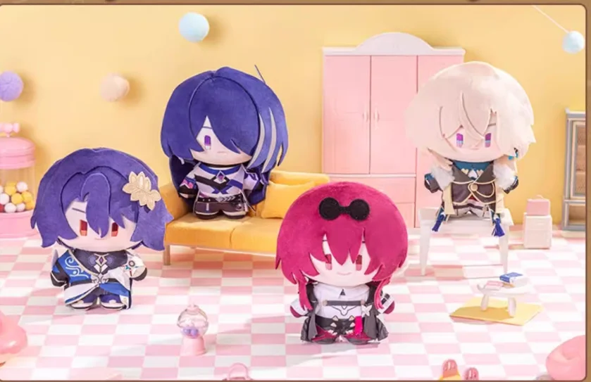 

Official Honkai Star Rail March 7th Jingliu Fu Xuan Phainon Castorice Blade Dan Heng Herta 15cm doll Pendant Keychian