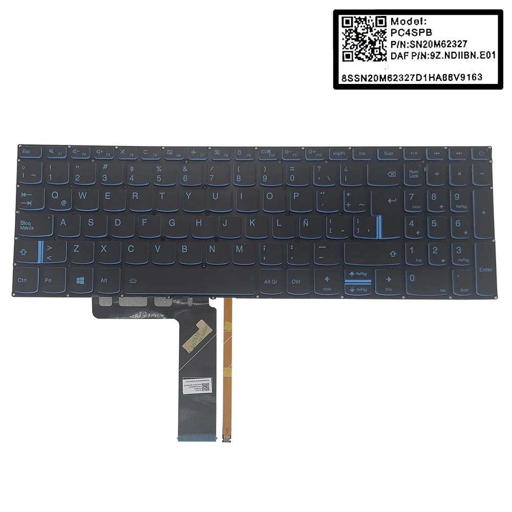 Latin Fit Spain keyboard Backlit keyboards For Lenovo IdeaPad L340-15IWL L340-15API L340-15IRH L340-17IWL L340-15 L340-17 PC4SPB image 6