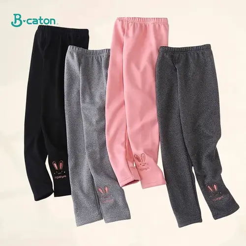 Autumn Winter Children Girl's Legging Thicken Warm Kids Girl Warm Plush Legging Trousers Elastic Waist Leggings Kids Pants - Image 3