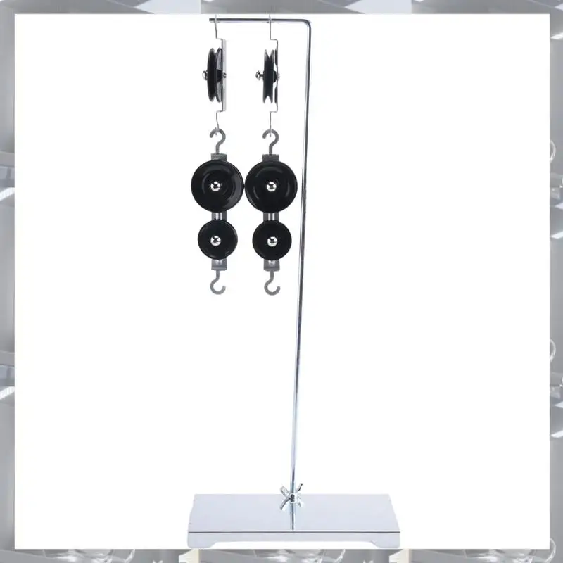 Hot Selling-4X Spring Dynamometer Balance Physics Experiments Spring Balance Bar Hook Code Mechanics Of Machinery Pulley Block S