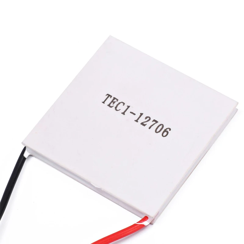 Módulo de refrigeración termoeléctrico Tec1-12706, Chip de refrigeración termoeléctrico, Chip de refrigeración Semiconductor Peltier, 2 uds.