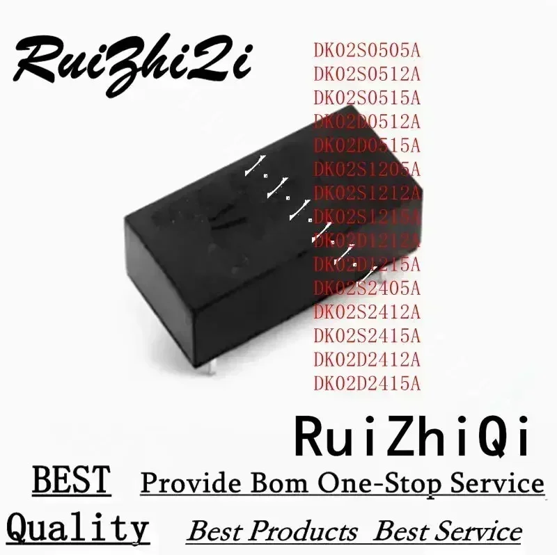 10PCS/LOT DK02S0505A DK02S0512A DK02S0515A DK02D0512A DK02D0515A DK02S1205A DK02S1212A DK02S1215A DK02D1212A DK02D1215A 2W DC/DC