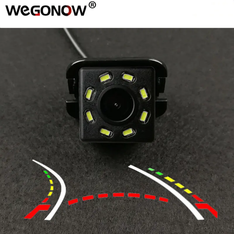 HD Беспроводная автомобильная CCD задняя камера «рыбий глаз» 4, 8, 12 светодиодов, динамическая водонепроницаемая парковка ночного видения для Toyota Camry Sedan 2009 2010 2011