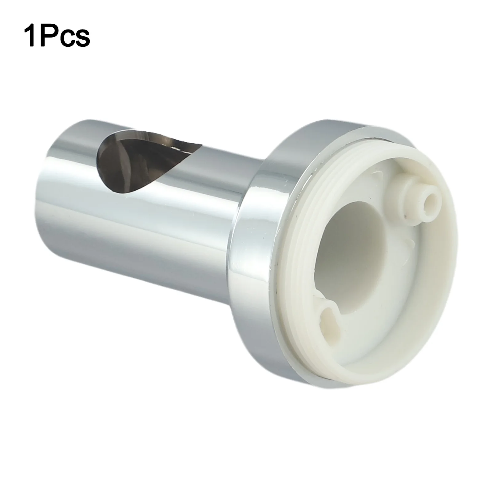 Bathroom Bathtub Riser Bracket Wall Holder 22mm ABS Accessories Chrome Drilled Connection Fittings Parts Round Pipe