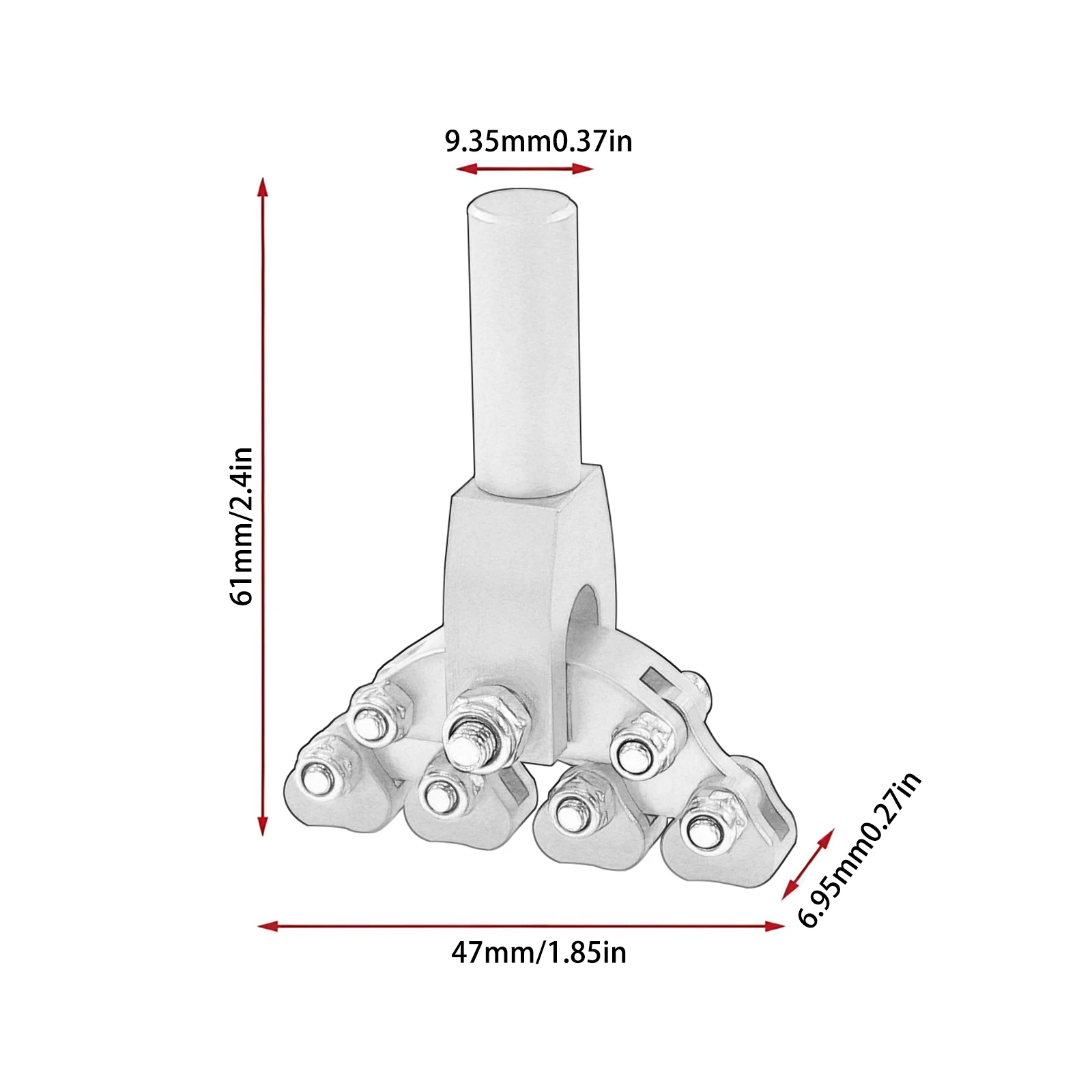 Fret Press for Guitar, Curved Fingerboard Fret Pusher, Lightweight Luthier Repair Tool Compatible with Acoustic Electric Guitar