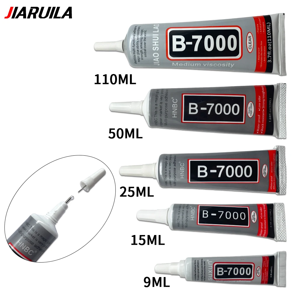 B -7000 Glue T-7000 E -7000 Adhesive Epoxy Resin Repair Cell Phone Touch Screen Liquid Glue Jewelry Craft Adhesive Glue B -6000