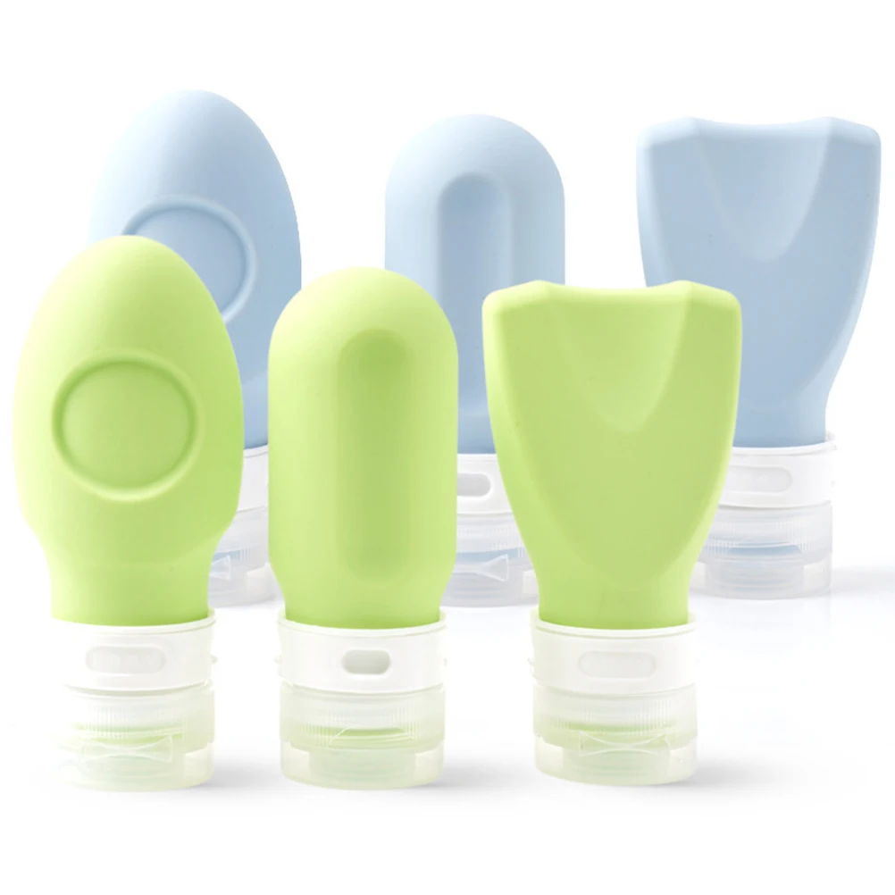 

6 pcs 60Ml Squeeze Lotion Dispenser Refillable Container Portable Travel Bottle For Shampoo Subpackage Bottles