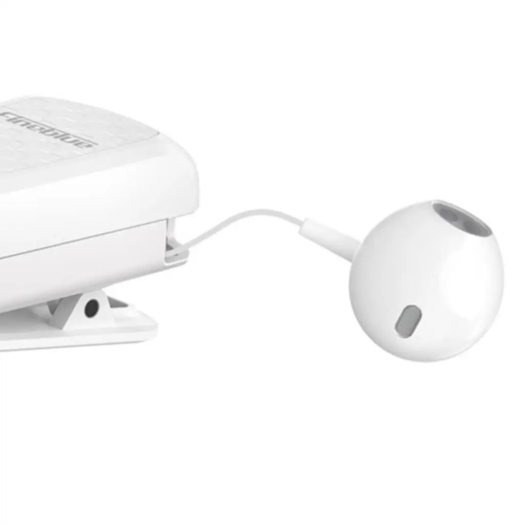 Bezprzewodowe słuchawki douszne stereo z klipsem Zestaw słuchawkowy Bluetooth Chowany biały