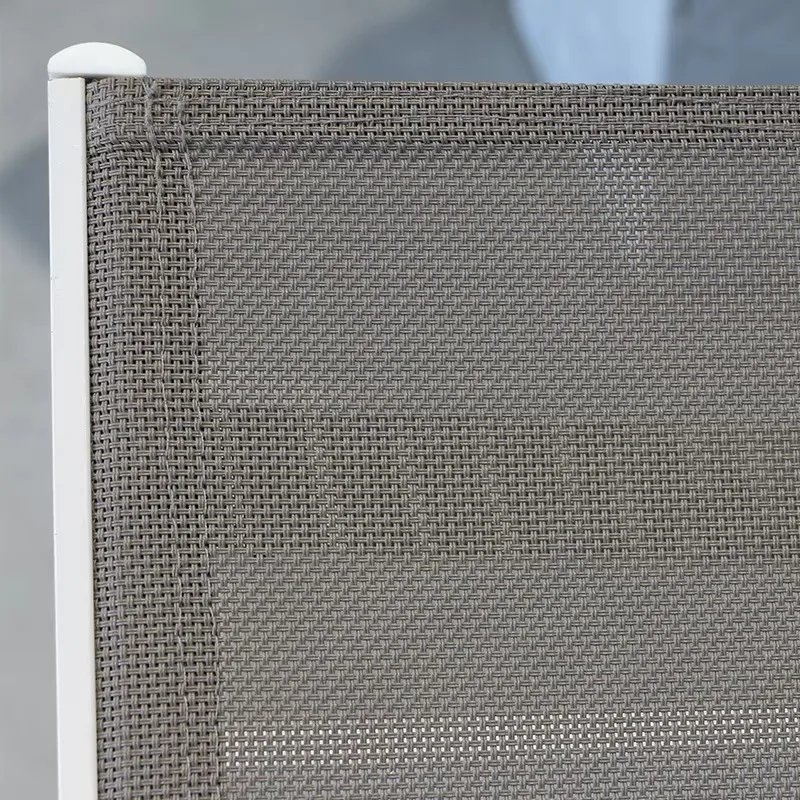 Outdoor Foldable Sun Chair Terrace Aluminum Lounge Chair Sun Pool