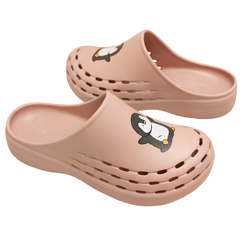 Penguin Printed Pet Hospital Shoes and Clogs Women Men EVA Anti-Slip Doctors Working Footwear Medical Nursing Shoes X08 view 6