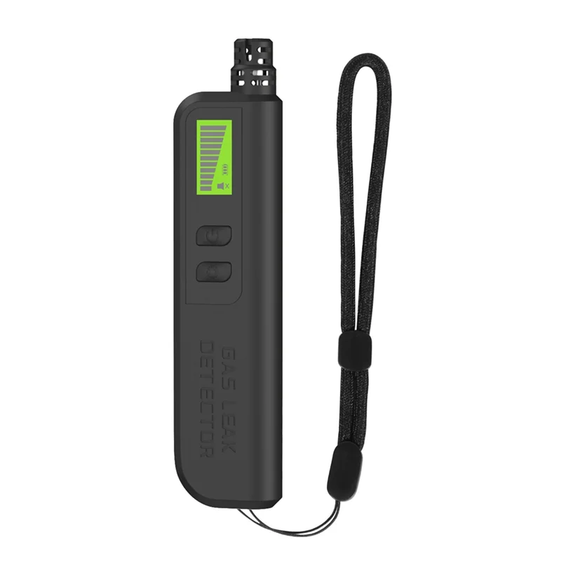 A29F-Natural Gas Detector With Audible Alarm Mini Handheld Gas Sniffer Combustible Gas Leak Detector Test Black