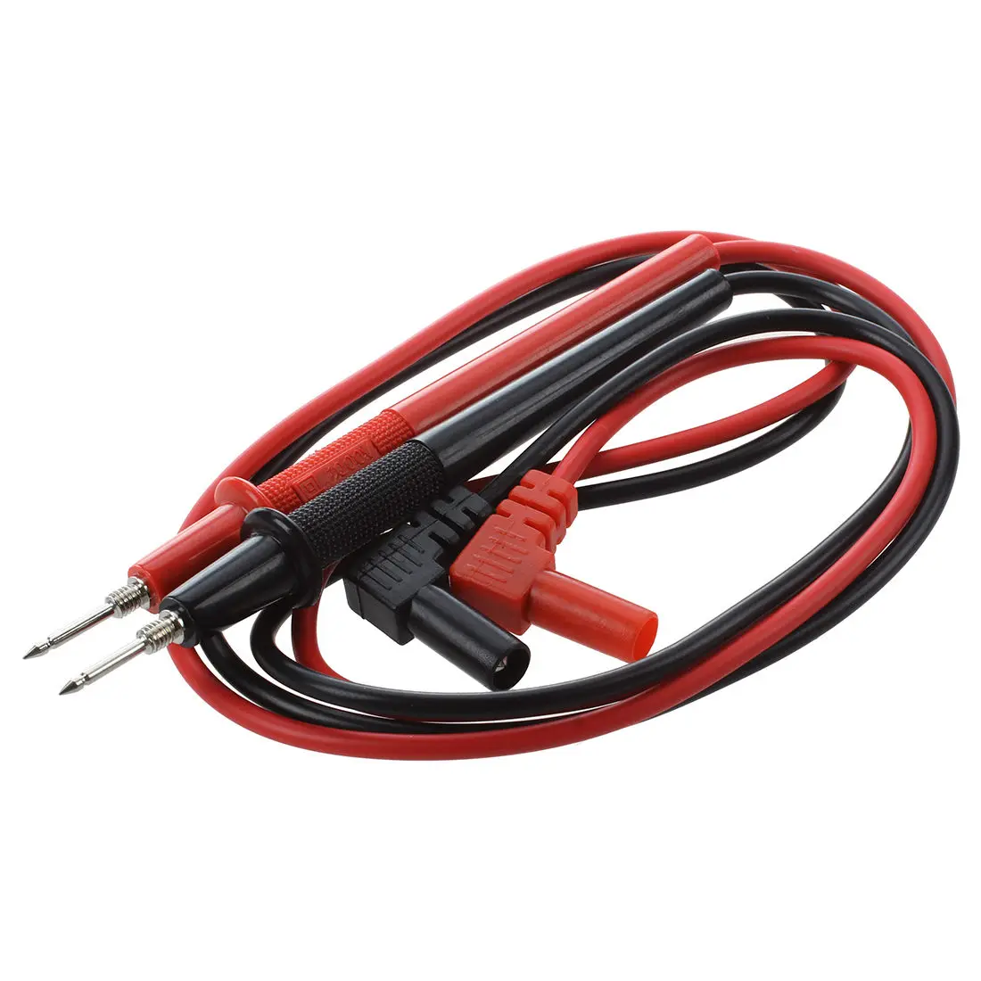 

Sale 1000V Banana Plugs Detachable Tip Multimeter Probe Test Lead Black Red Pair