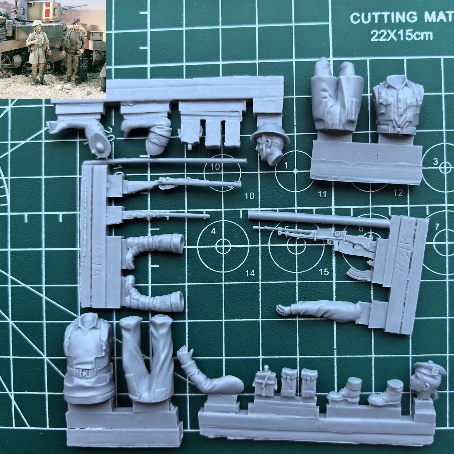 

1/35 Casting Resin Model Assembly Kit, GK, British Soldier, Unpainted (without Floor)