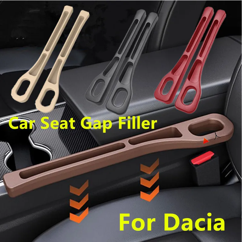 PU Car Seat Gap Filler Plug Strip Center Console Side Crevice Filler Strip For Dacia Duster Logan Sandero Stepway Dokker Lodgy