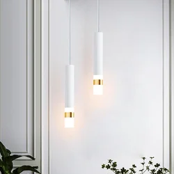 Lustre LED regulável, luz de fonte dupla para cima e para baixo, holofote COB, iluminação interior e quarto, 7W, 12W, 110V-220V