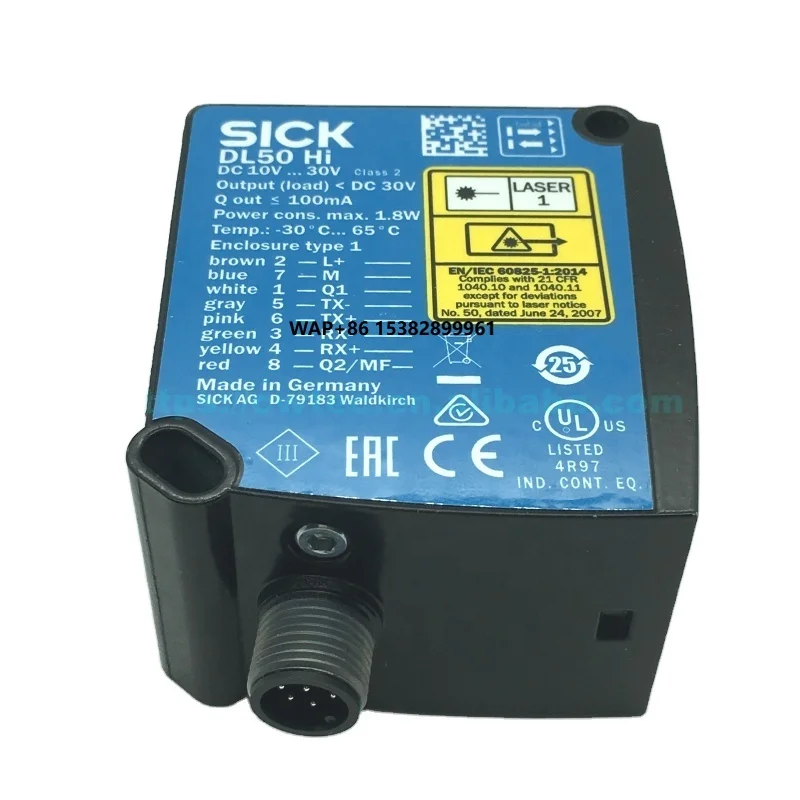 New arrival original Measuring range 200 to 50000 mm DL50-P1123 1047361 sick PNP Mid range distance sensors