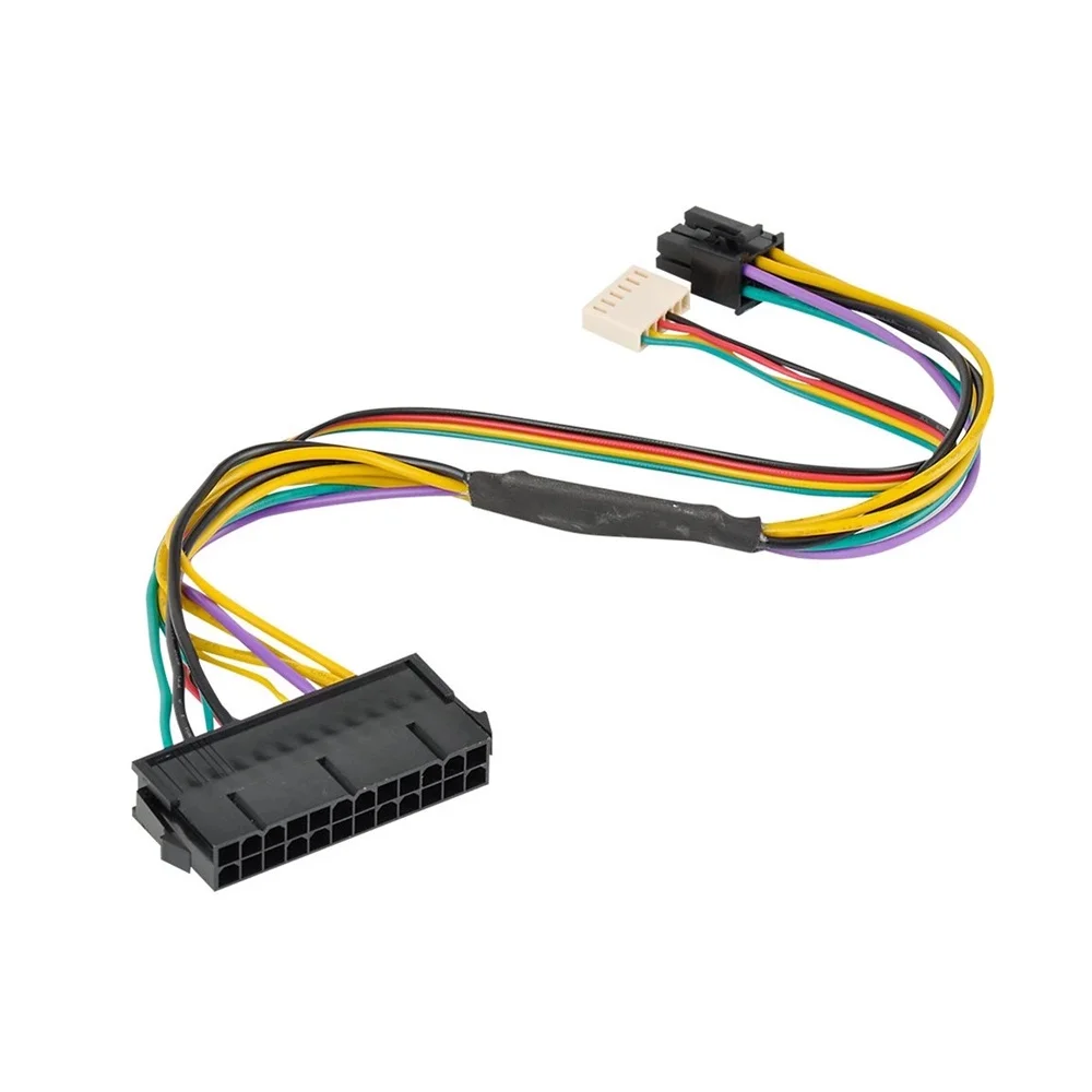 Cable de alimentación de 24 pines a 6 pines 18AWG para placa base HP Z220/Z230/Z240 SFF y 8380 8300 8000 880G1