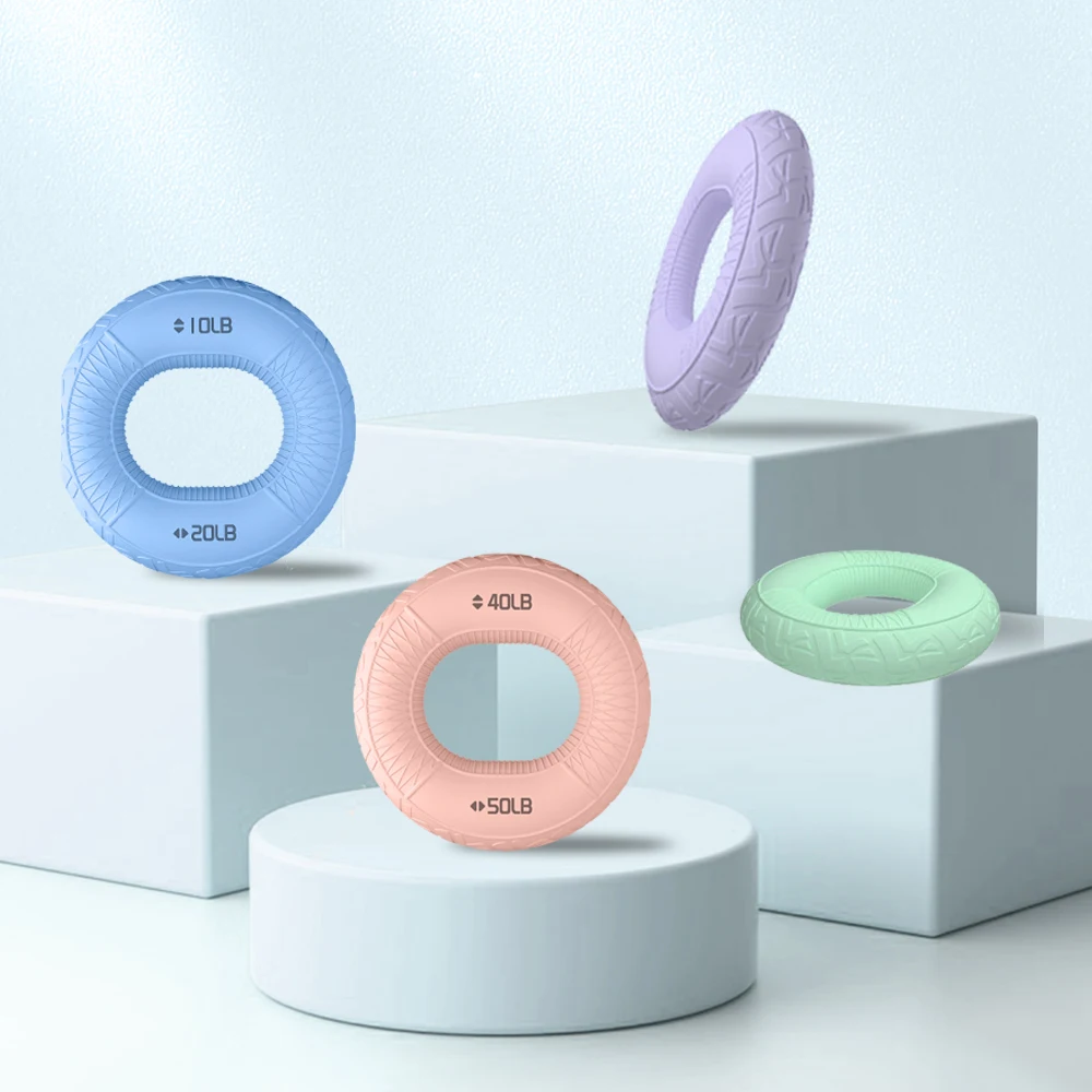 

10–60 lb Portable Silicone Grip Ring with Dual Resistance Design,a finger strength trainer suitable for gyms, home use, and rehabilitation
