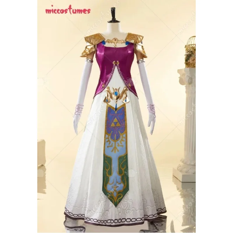 

CyMiccostumes женский костюм принцессы для косплея, платье, жилет и нижняя юбка с полным аксессуаром, костюмы для косплея на Хэллоуин