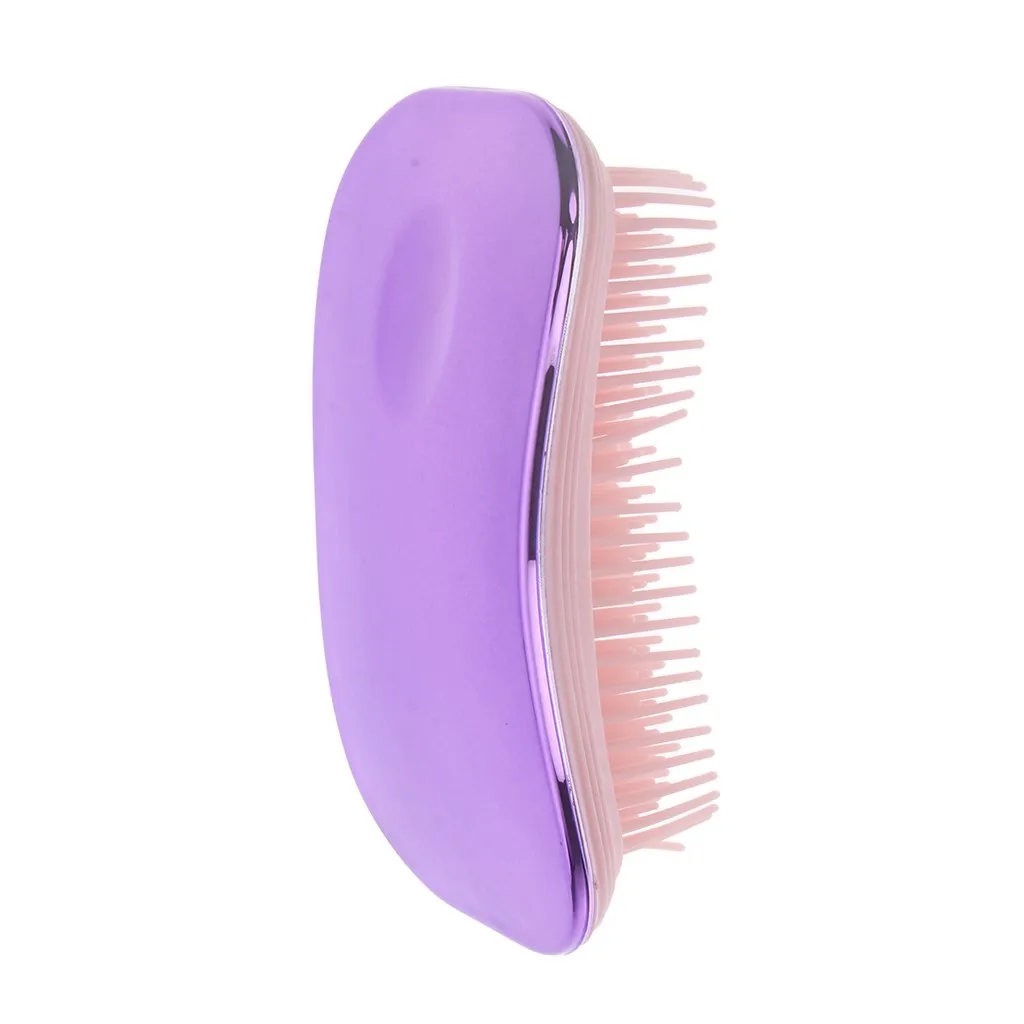 

Hairbrush Detangler Elastic Fibre Teeth Hair Brush Pocket Comb for All Hair Types Women Accessories