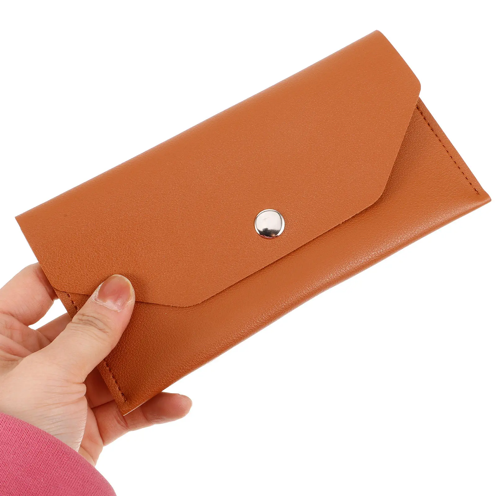

Fashion Envelope Wallet for Men PU Large Capacity Multi Pocket Card Holder Cash Storage Portable Business Outdoor Travel