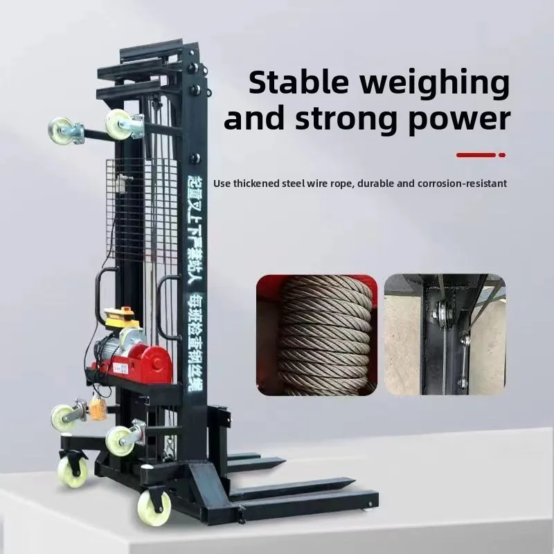 Construction site electric brick machine, automatic lifting and unloading air block brick machine
