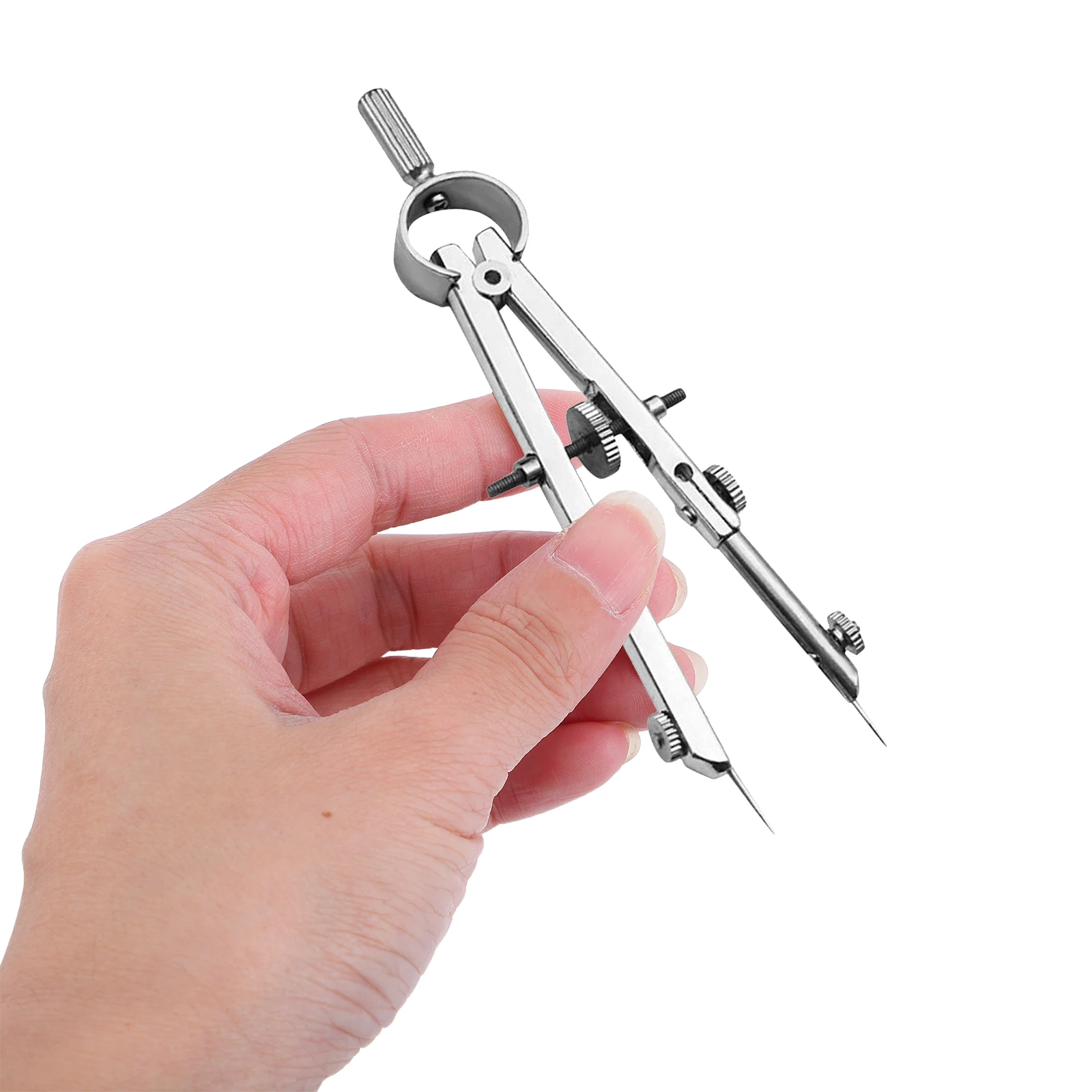 

Multi Function Spring Compass Strong Metal Structure Resists Bending Deformation Great for Education Accurate