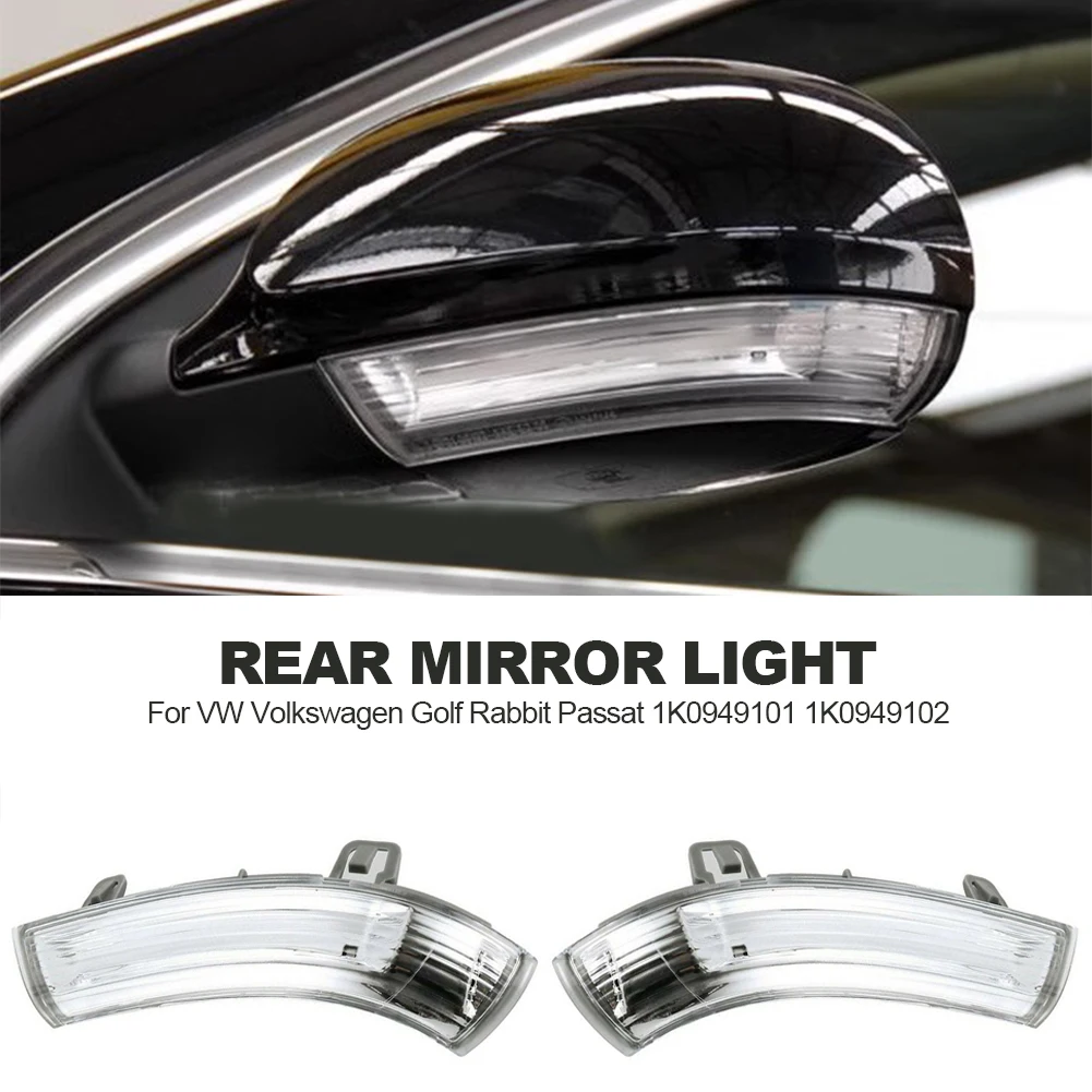 1K0949101 1K0949102 Turn Indicator Rearview Mirror Turn Signal Light For Jetta MK5 Eos Skoda Sharan For VW Golf Rabbit Passat