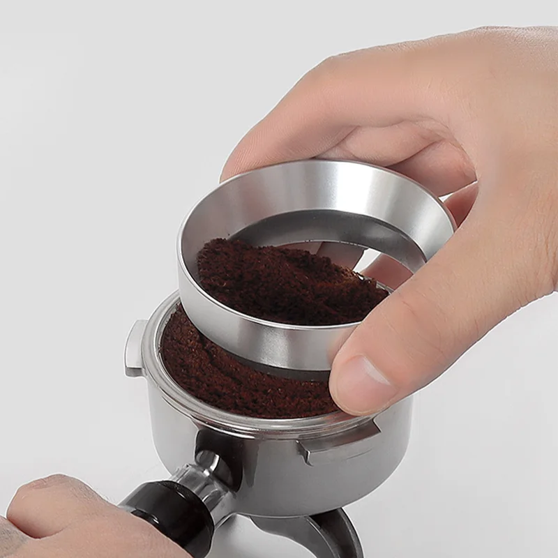 커피 포수 링 안티 플라이 파우더 링 그라인더 포수 링 51mm 53mm 58mm 커피 핸들 천 파우더 도징 링 커피 도구