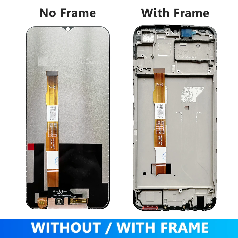 6.51\'\' For Vivo Y11s LCD Display Touch Screen Digitizer Assembly for Vivo Y11S V2028 Display with Frame Display LCD Parts