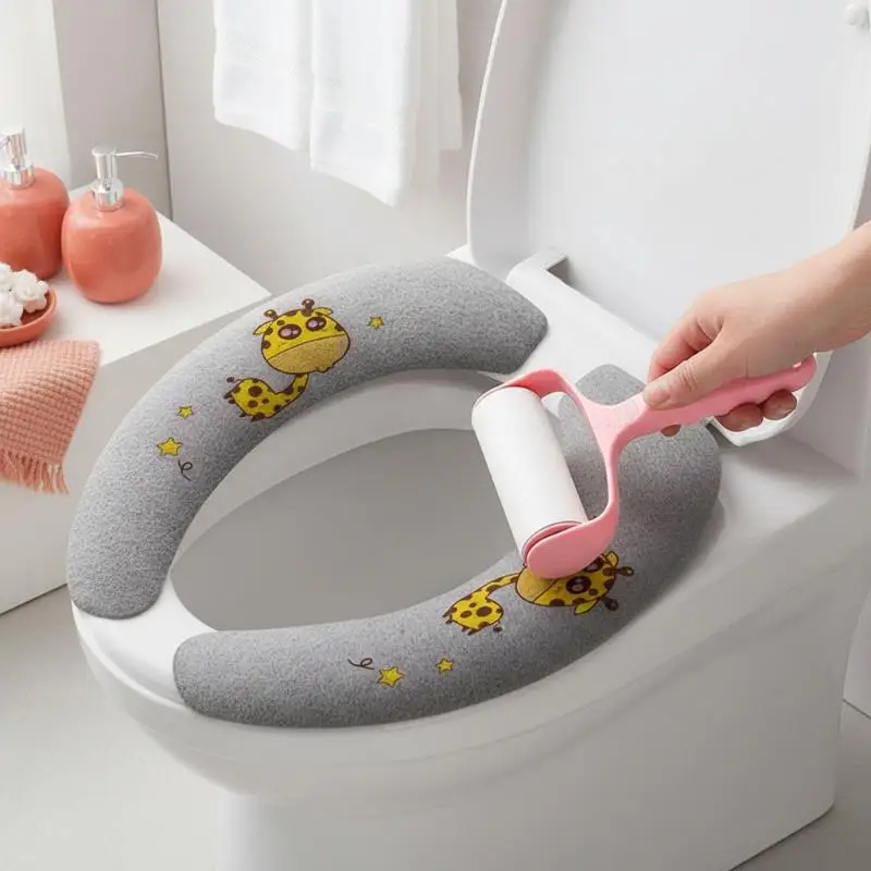 Cartoon Toilet Seat Cover Sticker Washable Self-Adhesive Cushion Pad Bathroom Waterproof Protective Accessory view 5
