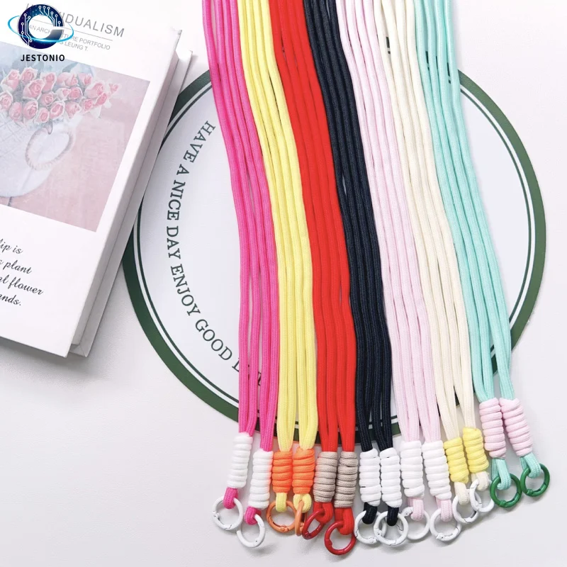 เคสโทรศัพท์แบบใหม่ สไตล์เรียบง่าย สีสันสดใส ลายบล็อกผมหยิก สายคล้องยาว อุปกรณ์เสริมกระเป๋าสะพายข้างสุดเทรนดี้ พร้อมสายคล้องขวดน้ำ