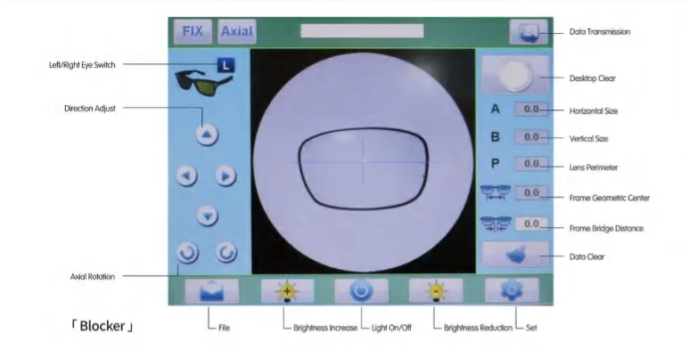 Professional Optical Instrument Powerful Stable Data Processing One-button Operation Lens Edger Machine Automatic