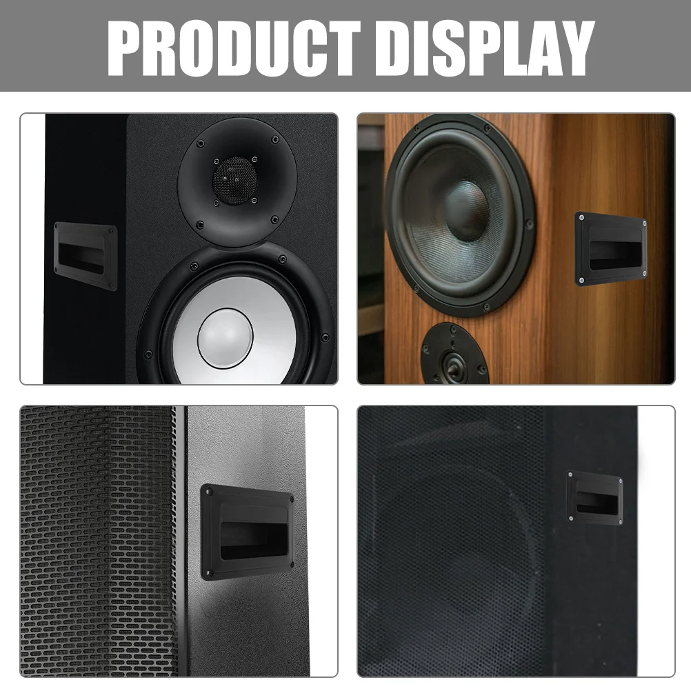 

8Pcs Speaker Side Handles Plastic Replacement Durable Audio Speaker Handle Accessories for Amplifier Cabinet Case