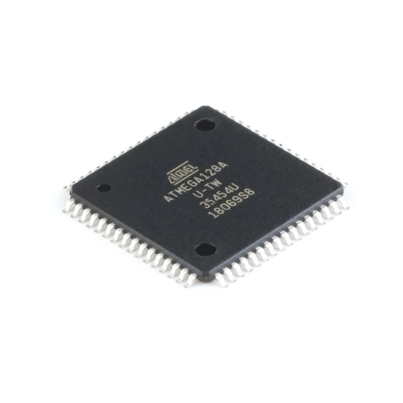 1 pcs Original Genuine ATMEGA128A-AU SMD Chip AVR 8-bit Microcontroller MCU TQFP-64 64Pin 128KB Flash for Embedded Projects Elec