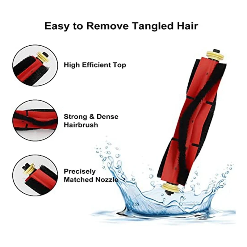 Replacement Spare Parts Accessories For Roborock S6 Pure, S6, E4, S4 Max, S6 Maxv, S5, S5 Max, S4, E20 E25 E35 S50 Robot Vacuum