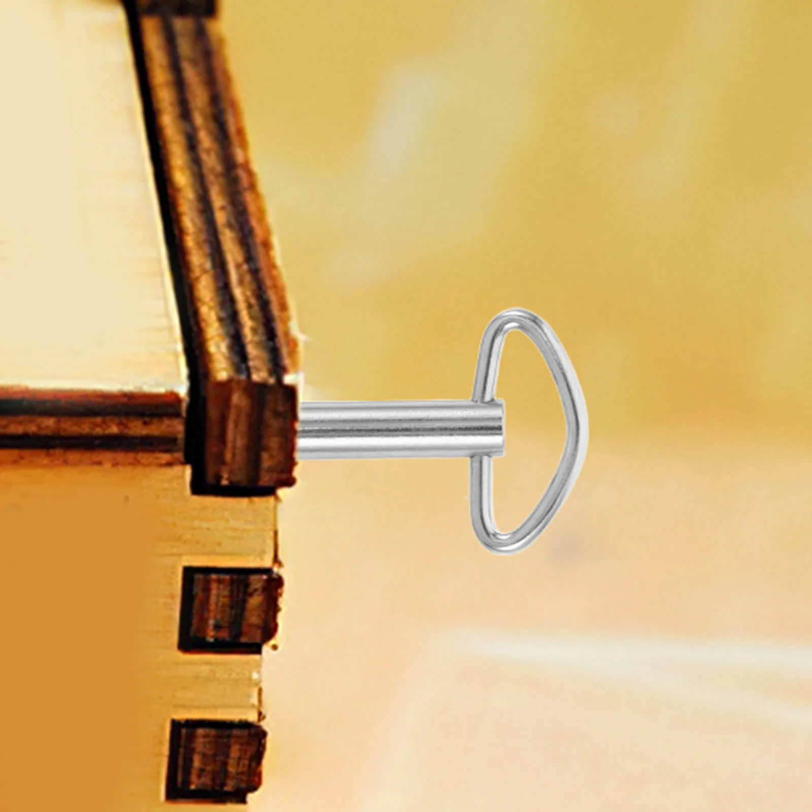 3 قطعة صندوق تشغيل الموسيقى مفتاح استبدال المعادن مثلث صغير عقارب الساعة اللفاف DIY بها بنفسك أداة إصلاح الساعة الميكانيكية يختتم صندوق