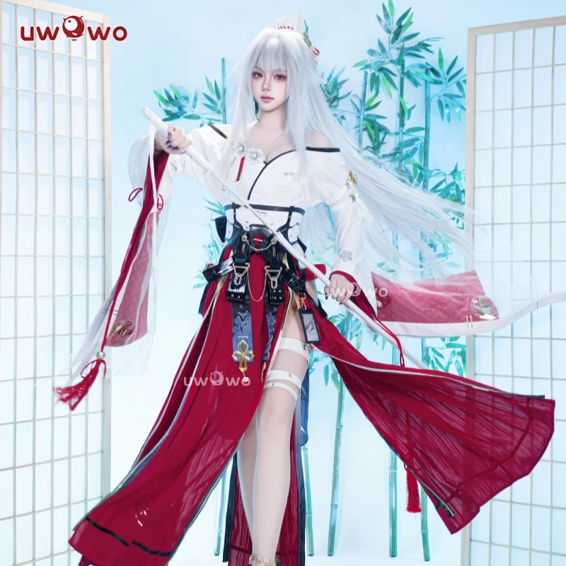 VORVERKAUF UWOWO Hiyuki Cosplay Kostüm aus dem Spiel Wuthering Waves WuWa Hiyuki Cosplay Outfit Halloween-Kostüm