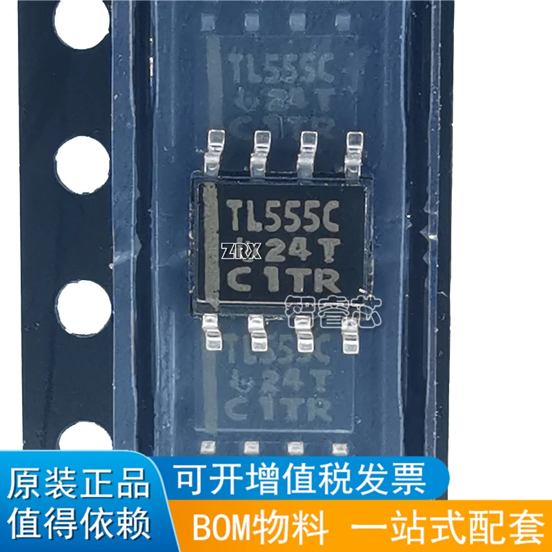 20Pcs/Lot New Original TLC555CDR TLC555CD TL555C TL555 SOP8 Time Base Circuit IC Chip