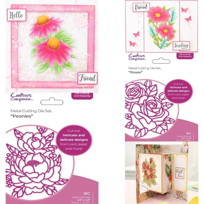 Lily Is Very Pure and Beautiful Metal Cutting Dies Slimline Essentials Scrap Booking Card Stencil Cut Die for DIY Handmade Card