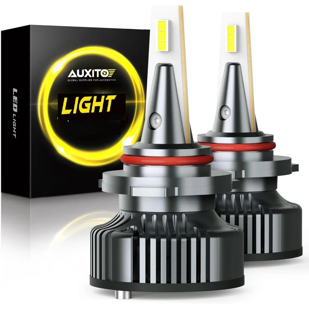 

9005 HB-3 Bulbs, 30000lm 6500K Cool White, 10 Min Install, 50000Hrs Lifespan, Canbus Ready, Adjustable Beam with Cooling Fan, P