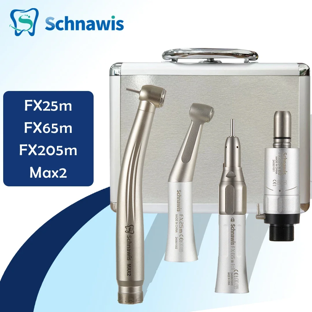 Dental 1:1 Contra Angle Low Speed Direct Drive Handpiece FX Set 500LG Turbine Handpiece Pana-Max2 Turbine Handpiece