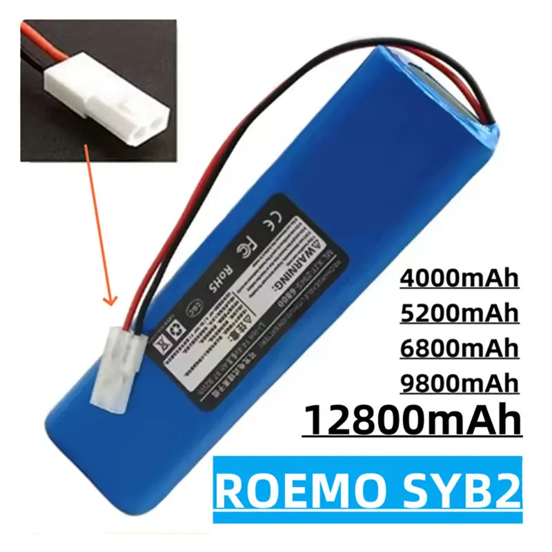 

Литий-ионный аккумулятор 14,4 В, подходящий для оригинальных аксессуаров робота-пылесоса ROEMO SYB2, 4s2p. 14,8 В