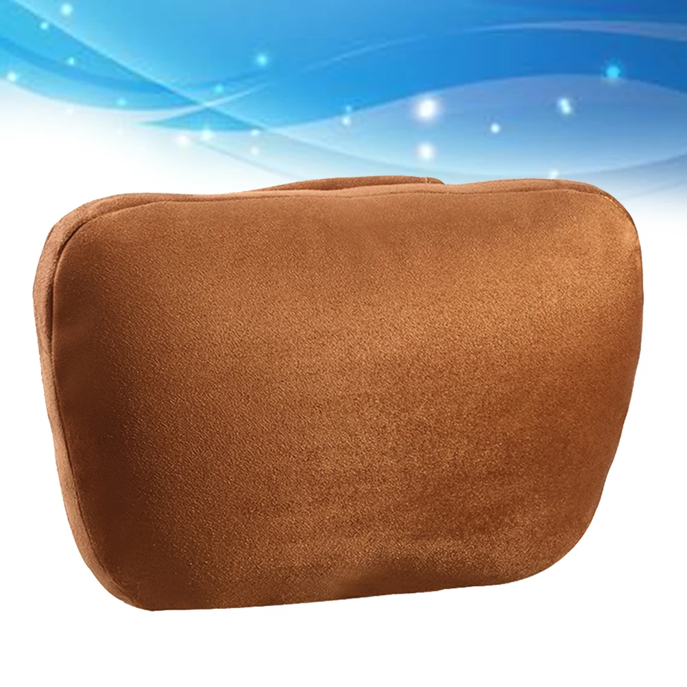 

Universal Car Headrest Neck Support Pillow Comfortable Back Seat Cushion for All Seasons Vehicles Brown Car Headreast