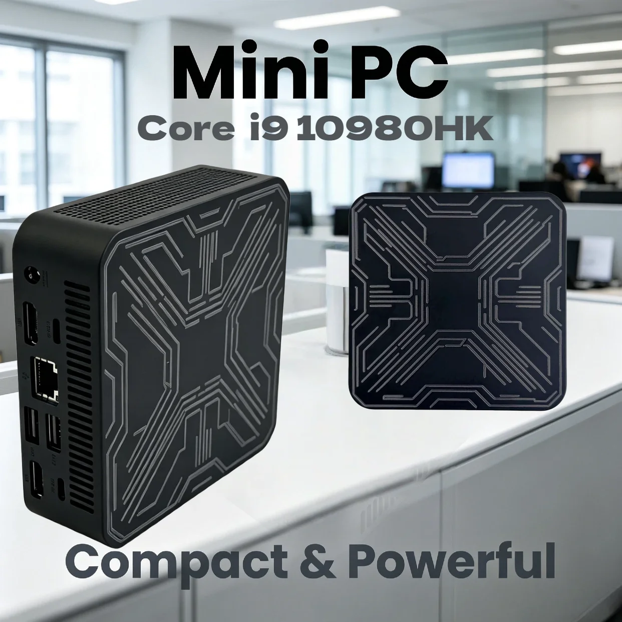 Neuer Mini-PC Core i9 10980HK 16GB 1TB 2TB Tragbare SSD 4K HD Gaming Gamer Desktop-Computer