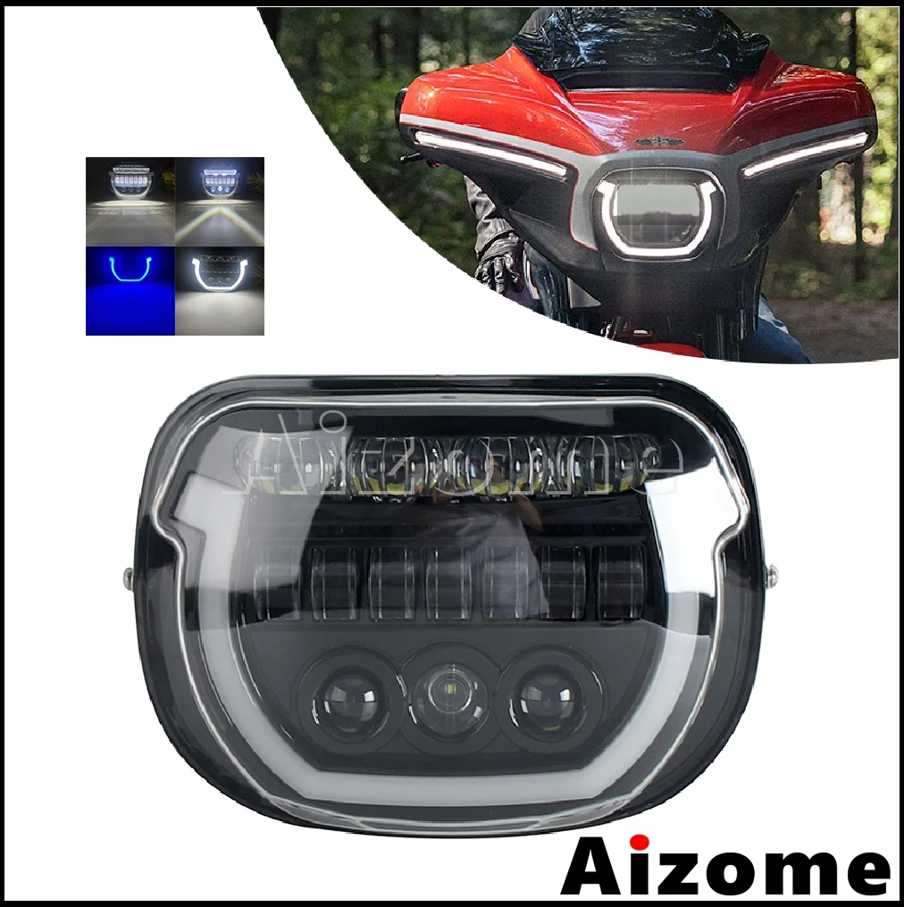 

LED Headlight For Harley Touring Street Glide FLHX/I FLHXSE FLHXU Motorcycle Projector Head Lights Front Light Lamp 2023 2024 25