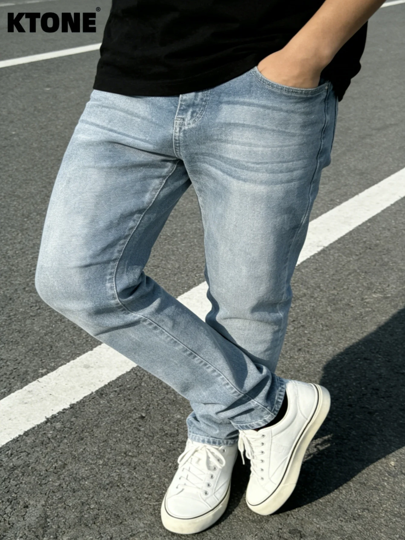 Men's Workwear Outdoor Style Slim Fit Pants for Dating & Mine Ruins Check-in