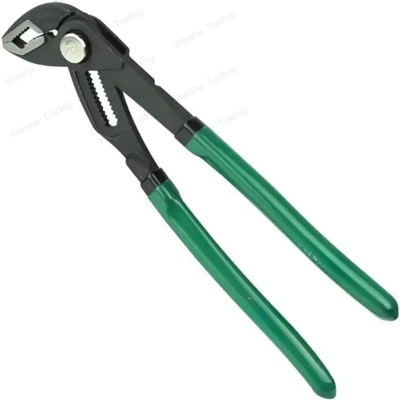 12-speed quick-adjusting water pump pliers, large-opening multi-purpose water pipe pliers, pipe pliers, push-button type