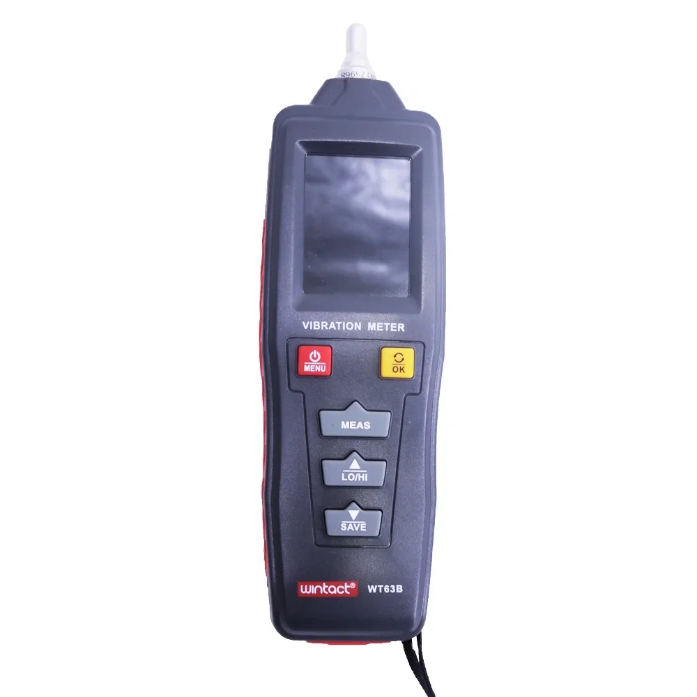 2026 WT63B Digital Vibration Meter Vibrator Velocity 0.1~1999.9m/s^2