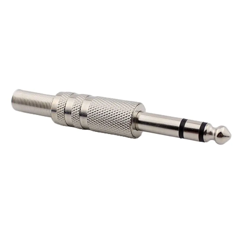 Conector de microfone estéreo, 3Pin, 6,5mm, 1/4, 6,35mm, 1pc